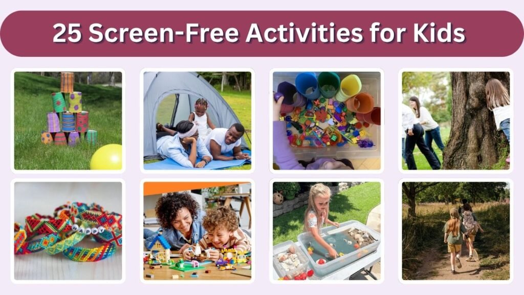 25 Screen-Free Activities for Kids to Stay Creative and Active