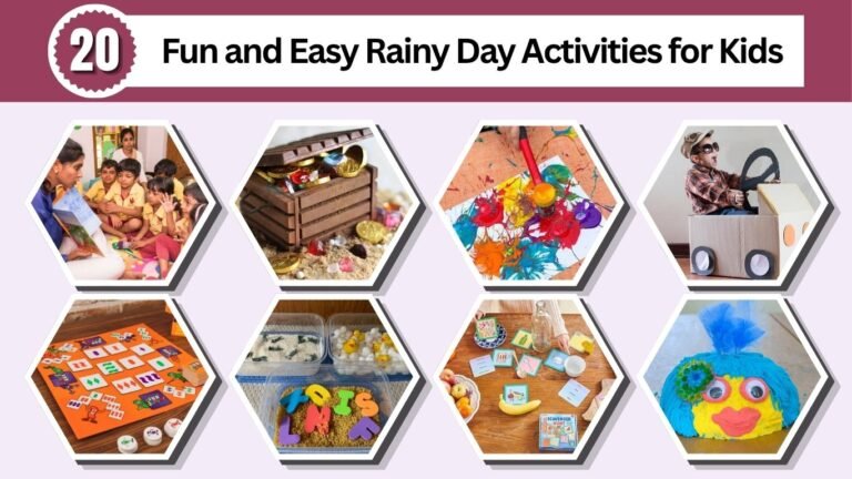 20 Fun and Easy Rainy Day Activities for Kids at Home
