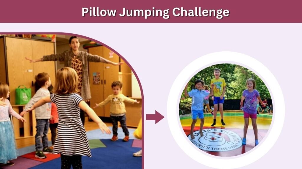Pillow Jumping Challenge