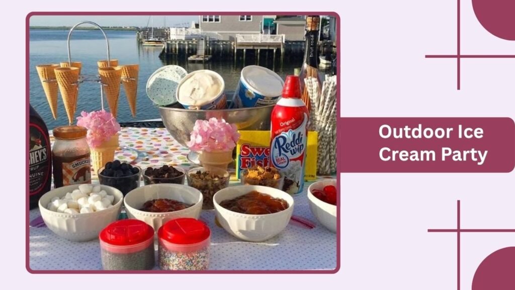 Outdoor Ice Cream Party