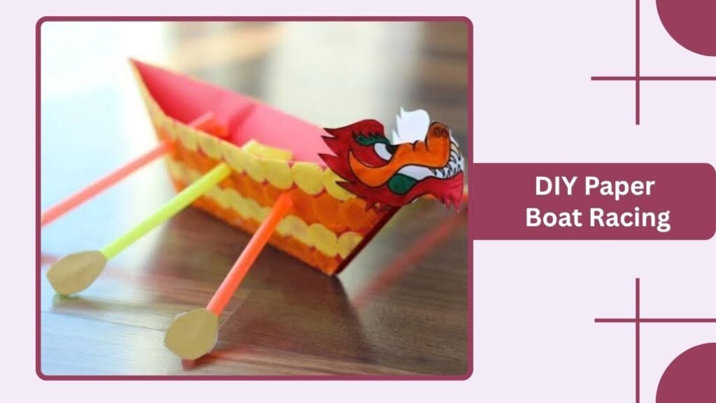 DIY Paper Boat Racing