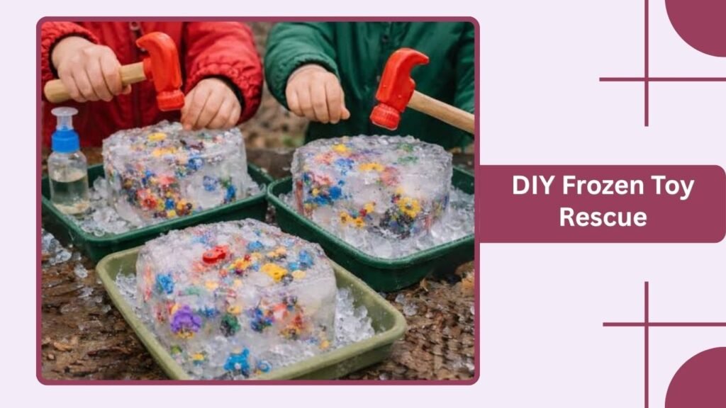 DIY Frozen Toy Rescue