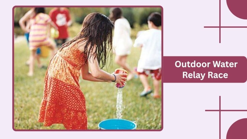 Outdoor Water Relay Race